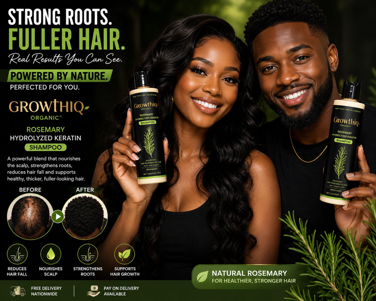 GrowThiq Organic Rosemary Shampoo