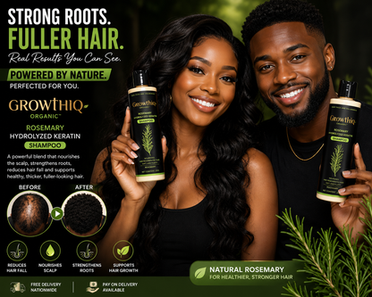 GrowThiq Organic Rosemary Shampoo