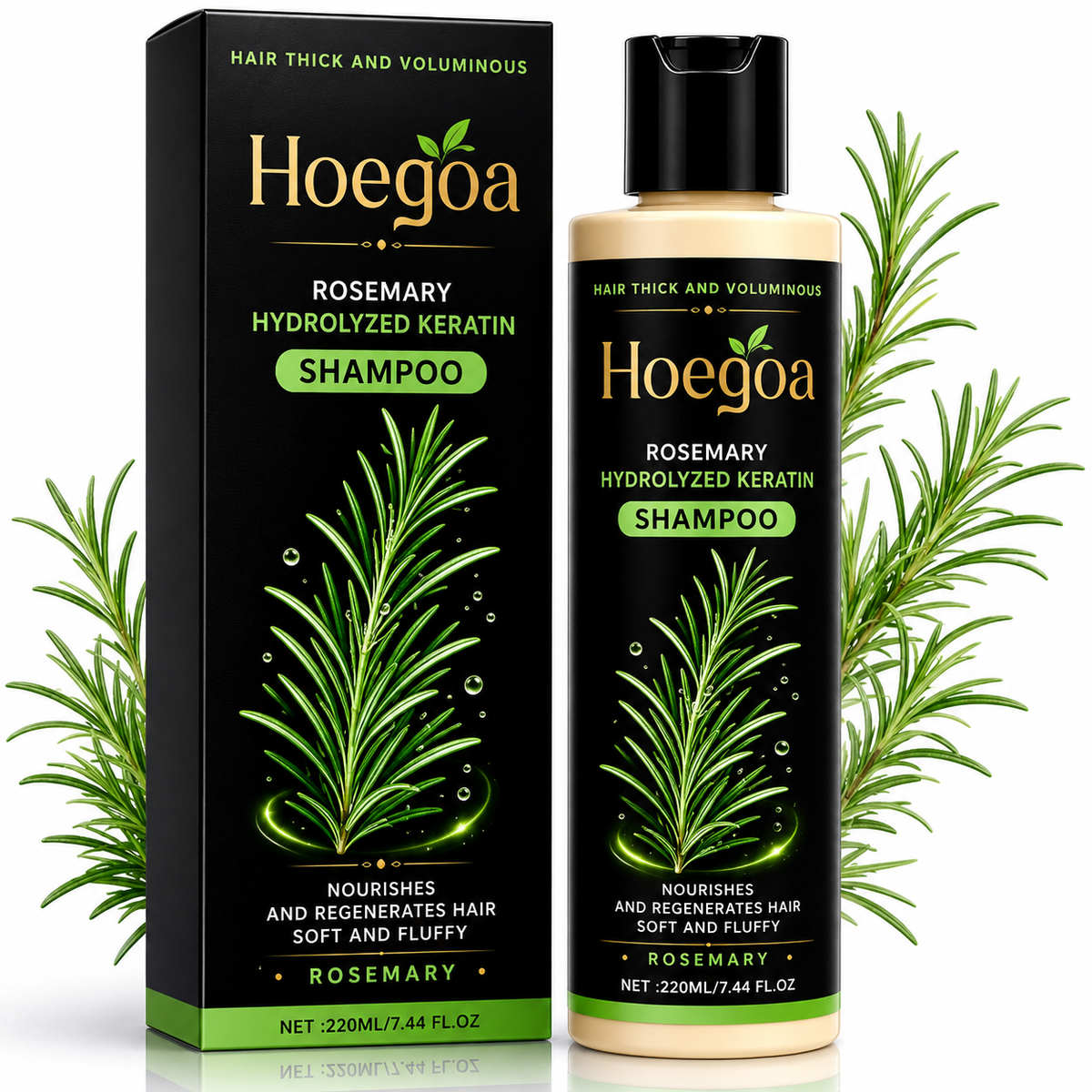 GrowThiq Organic Rosemary Shampoo
